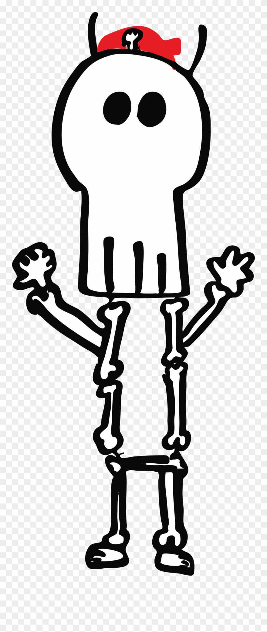 The Skeleton Pirate Clipart