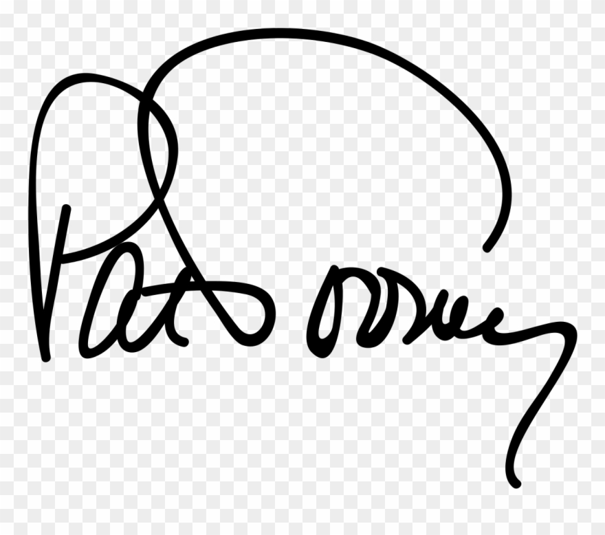 Pat Toomey Signature Clipart