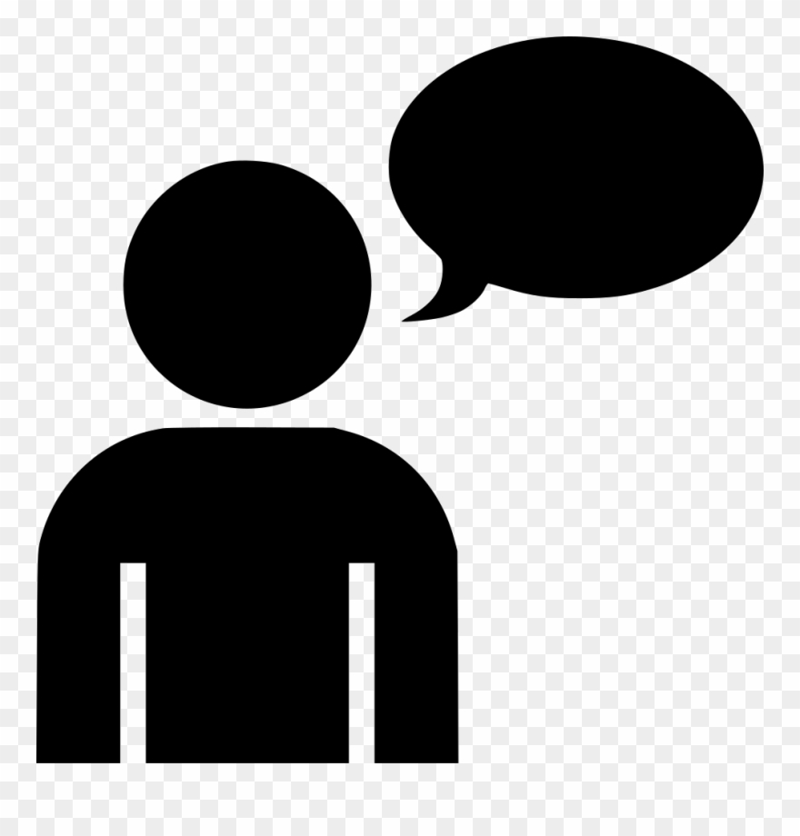 Speaking Comments - Speaking Style Icon Png Clipart