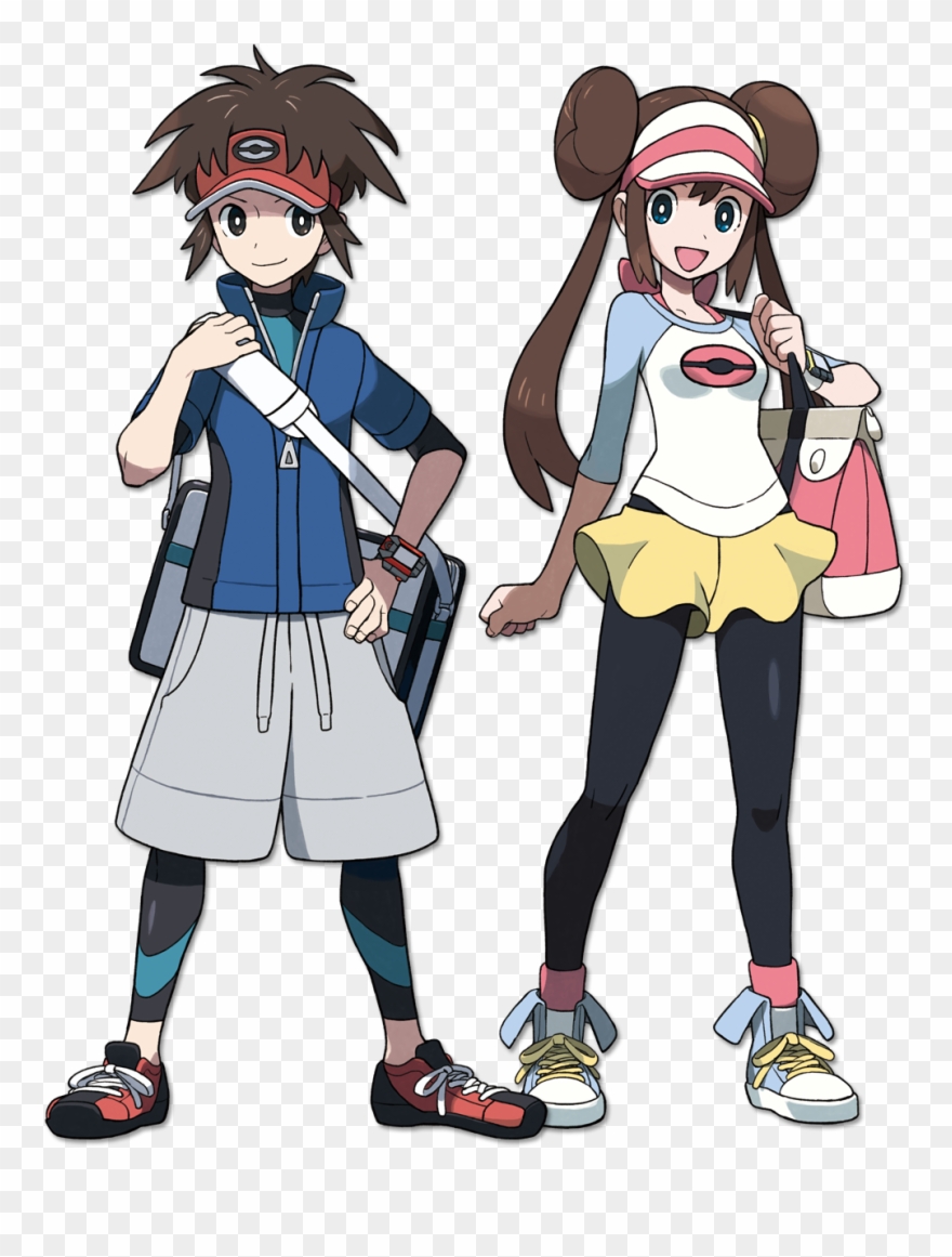 B2w2 New Players - Pokemon Black And White Human Characters Clipart