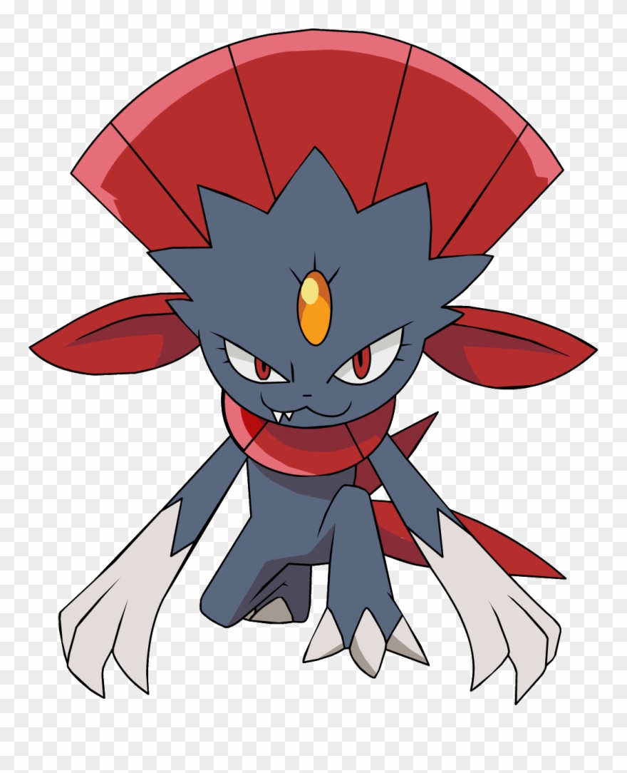 Pokemon Pokedex From Sinnoh - Weavile Pokemon Clipart