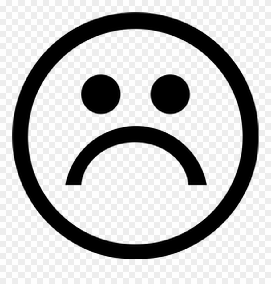 Sad Boys Logo Png Vector Royalty Free - Sad Smiley Black And White Clipart