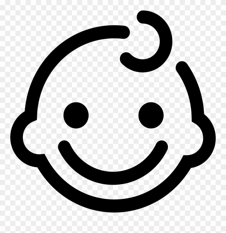 Toddler Svg Black And White Free Library - Baby Icon Clipart