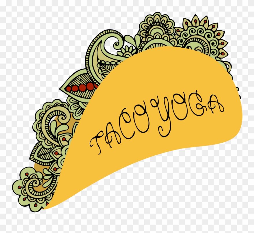 Welcome To Taco Yoga - Illustration Clipart
