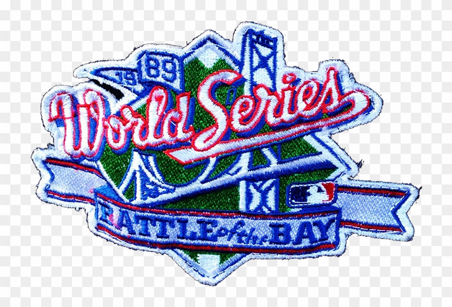 The Official Logo For The 1989 World Series Between - World Series Clipart