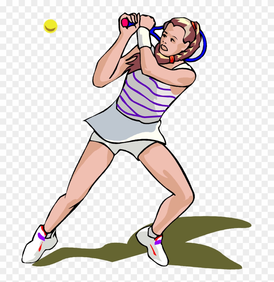 Png - - Clipart Female Tennis Players Transparent Png