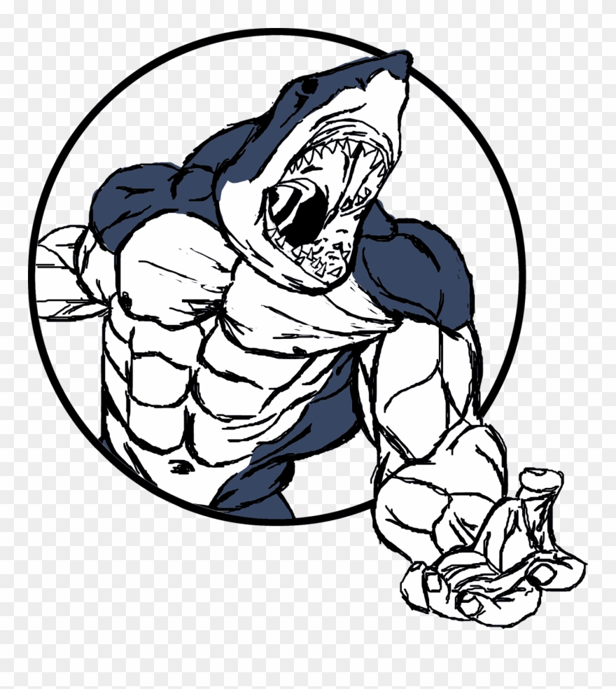 Shark Muscle - Muscle Clipart