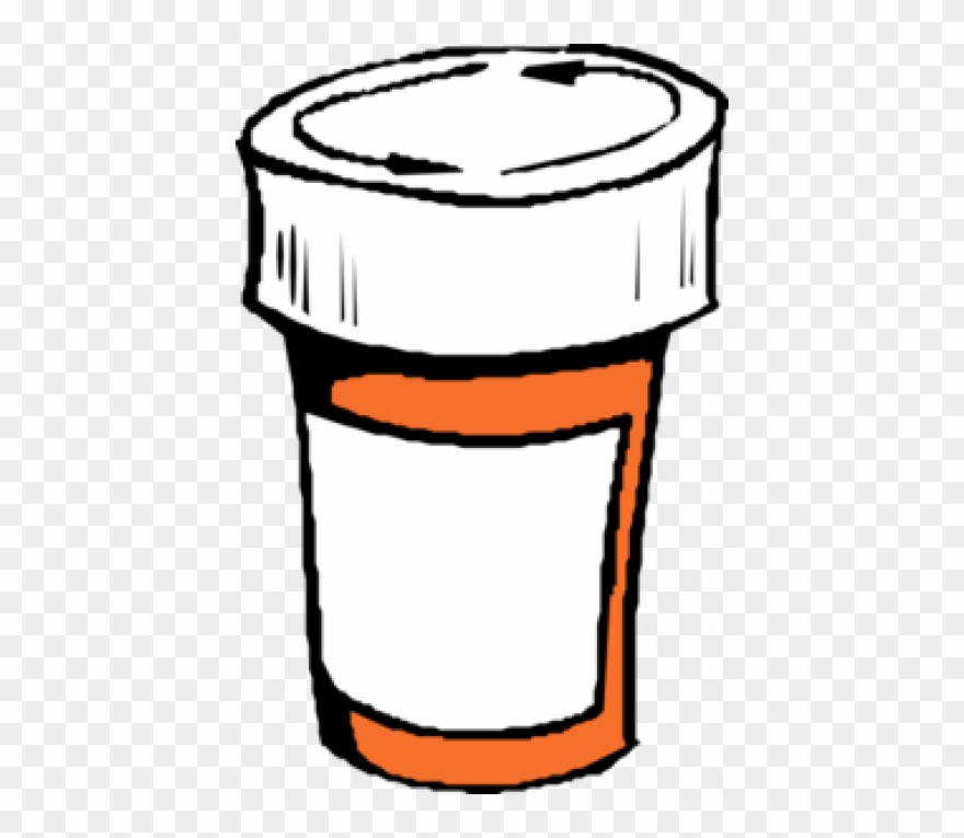 Pill Bottle Clipart - Png Download