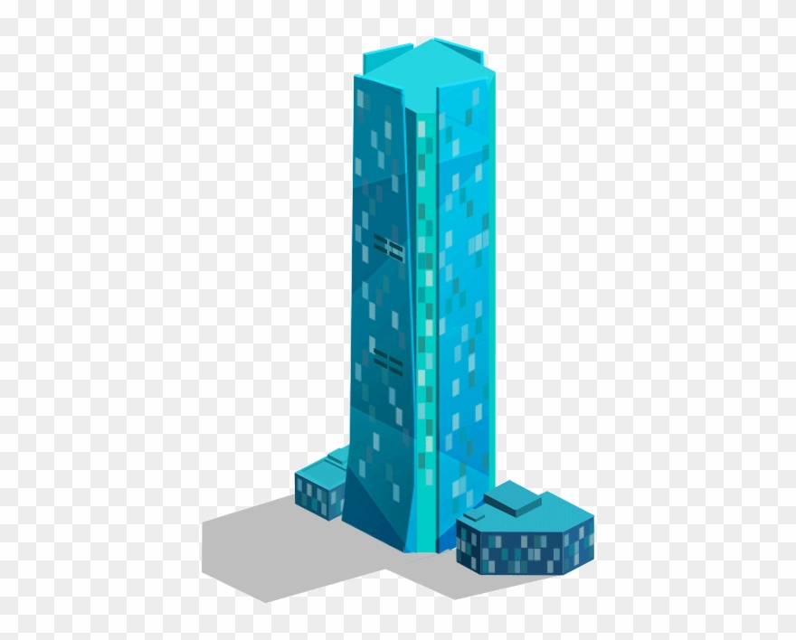 Buiding Icon 2d Animation Gif - Animated Building Gif Transparent Clipart