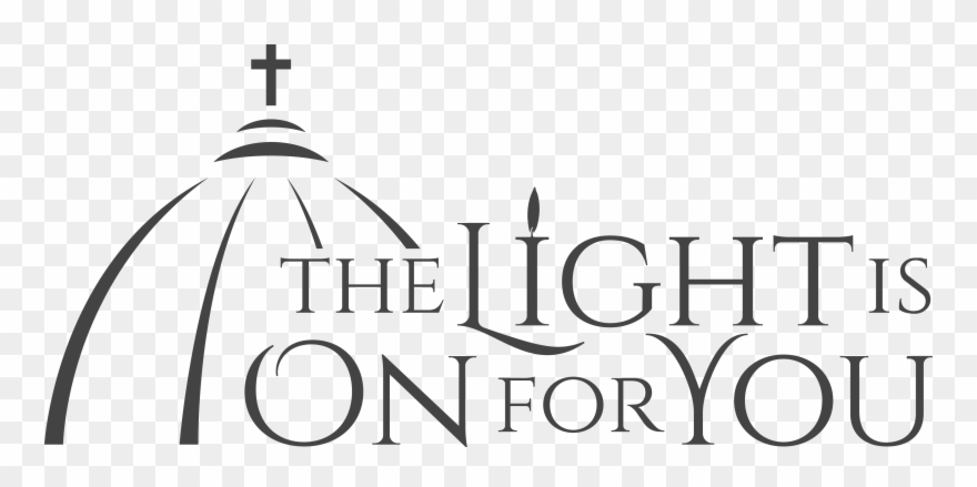 English Clipart Black And White - Light Is On For You Confession Clipart - Png Download