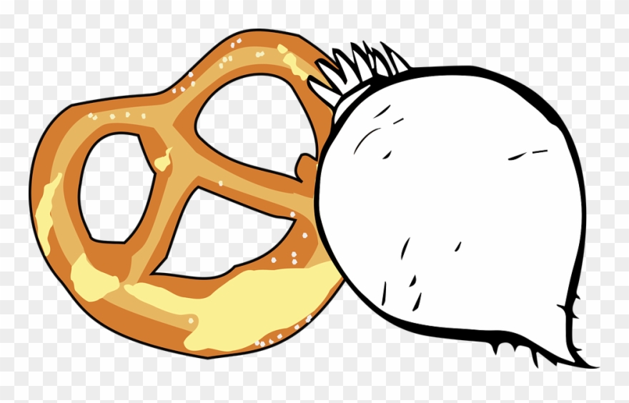 Cartoon Ham Cliparts 19, Buy Clip Art - Pretzel - Png Download