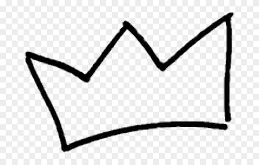 Crown Coroa Black Baby Bebe Cute Remixit Remix Principe - Black And White Cute Aesthetic Clipart