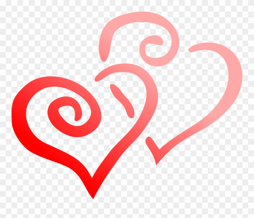 Pair Of Hearts Png Clipart