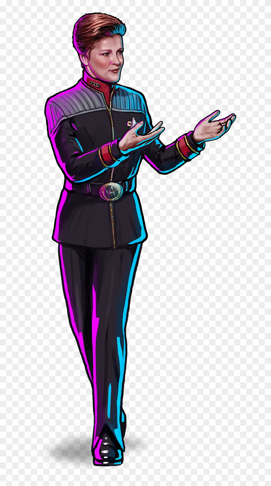 Admiral Janeway - Star Trek Timelines Png Clipart