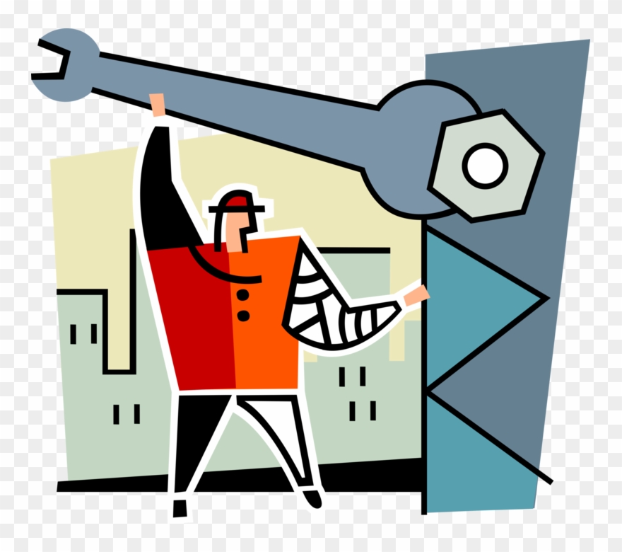 Vector Illustration Of Building Construction Site Steelworker - Pakwa Clipart