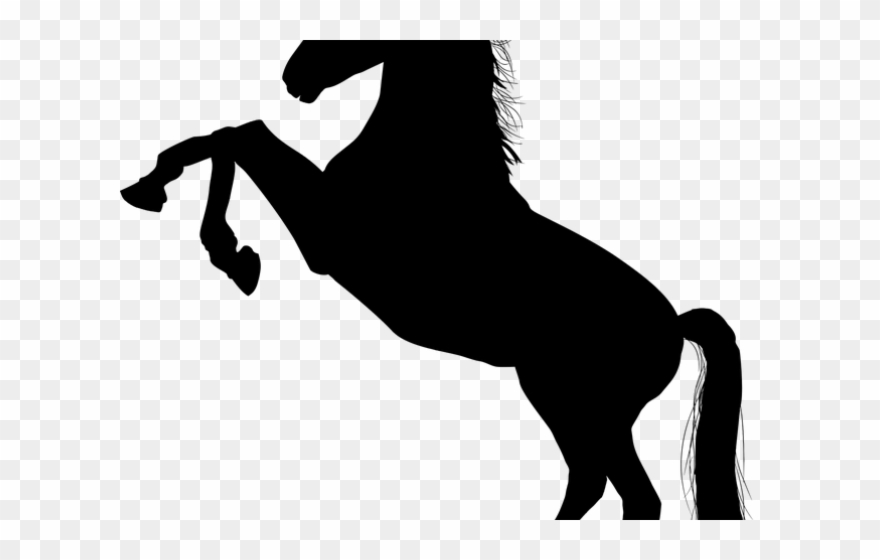 Horse Clipart Standing - Unicorn Silhouette Png Transparent Png