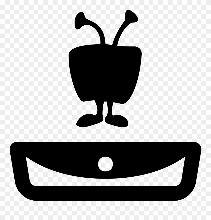 This Looks Like A Television With Two Feet And Two - Tivo Nz Clipart