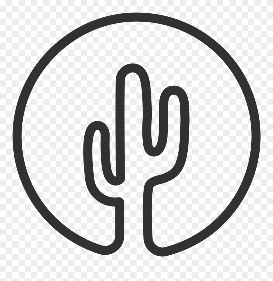 We Love Cactus Logo - Cactus Logo Png Clipart