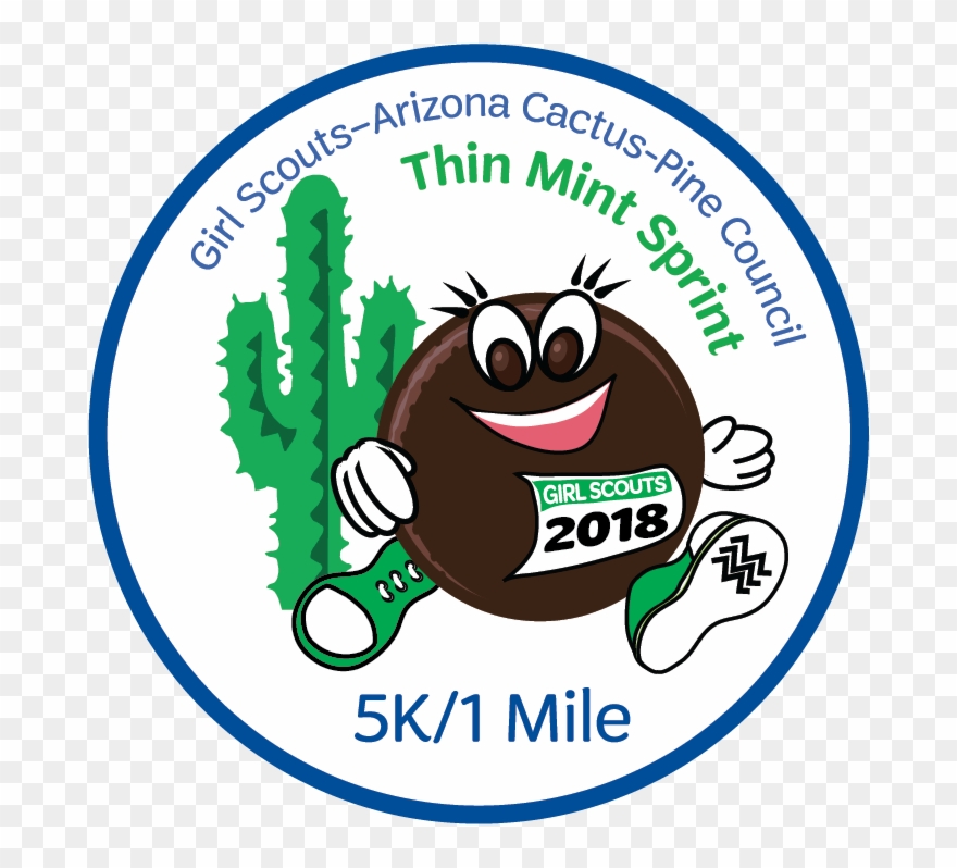 Thin Mint Sprint 5k And 1m Somoa Stroll - College Clipart