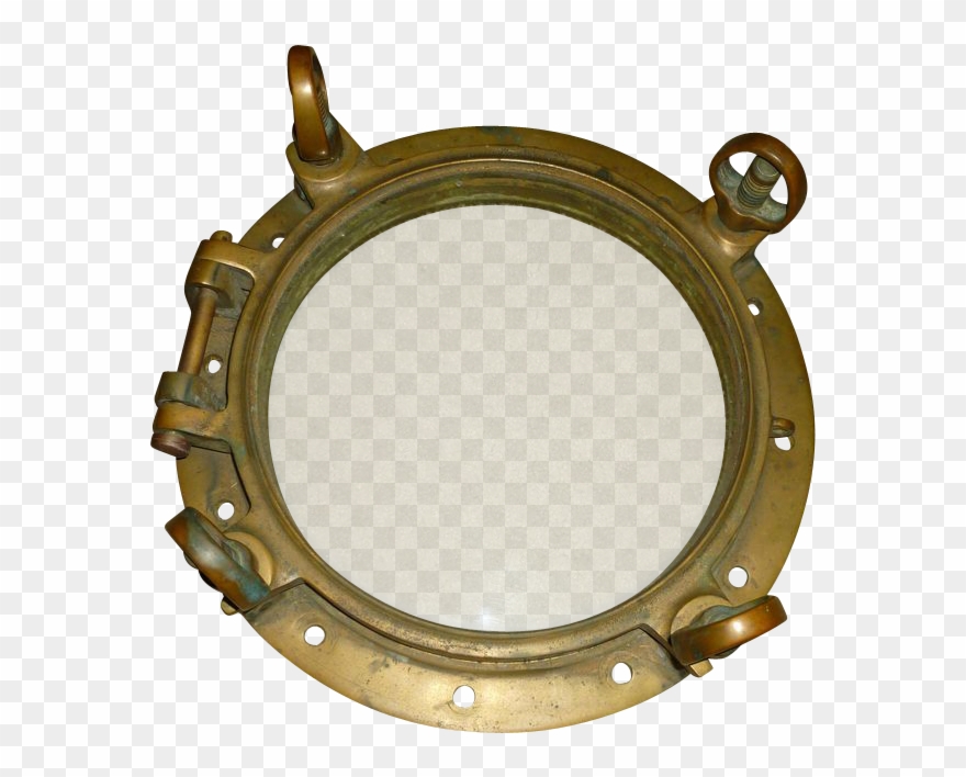 Ships Port Hole Antique - Ship Clipart