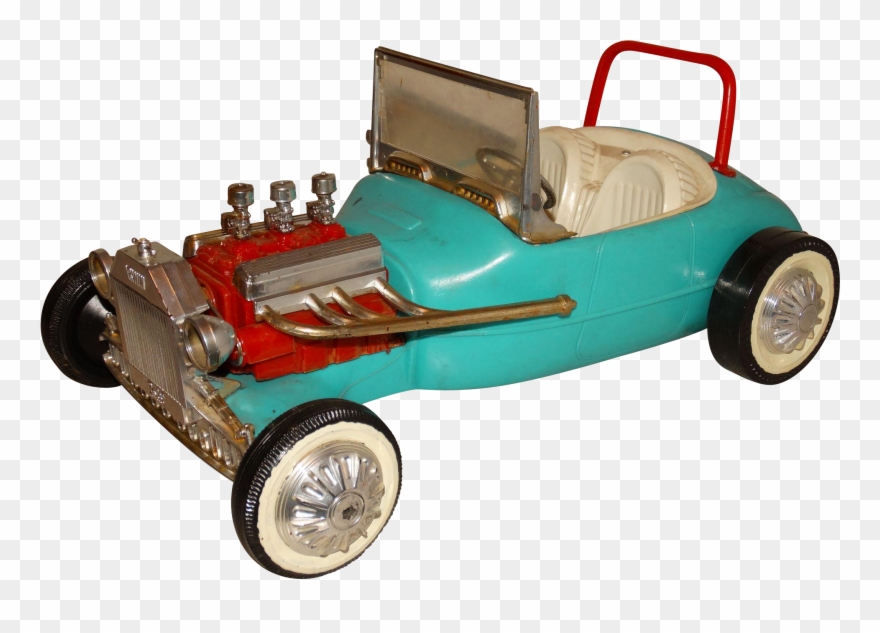 Vintage Barbie & Ken Irwin Hot Rod Roadster Car - Car Clipart