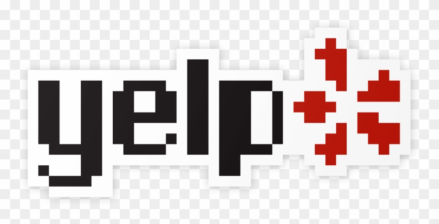 Yelp Logo In Chicago Font Clipart
