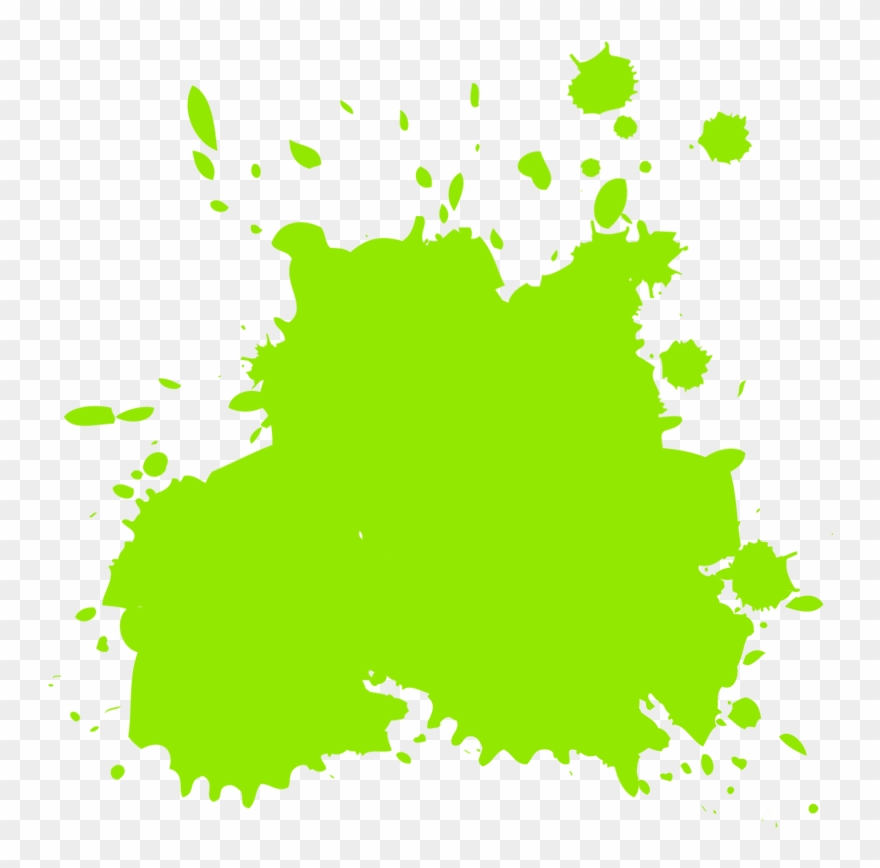 Green Splatter Png Clip Art Black And White Green Transparent Png (1436450) PinClipart