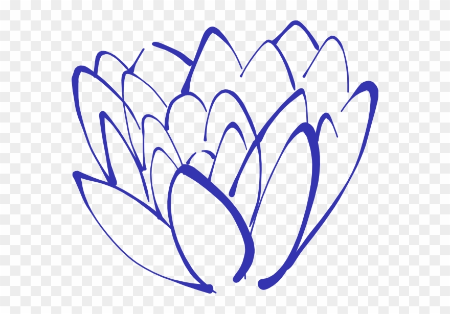 Blue Flowers Clip Art Png Transparent Png