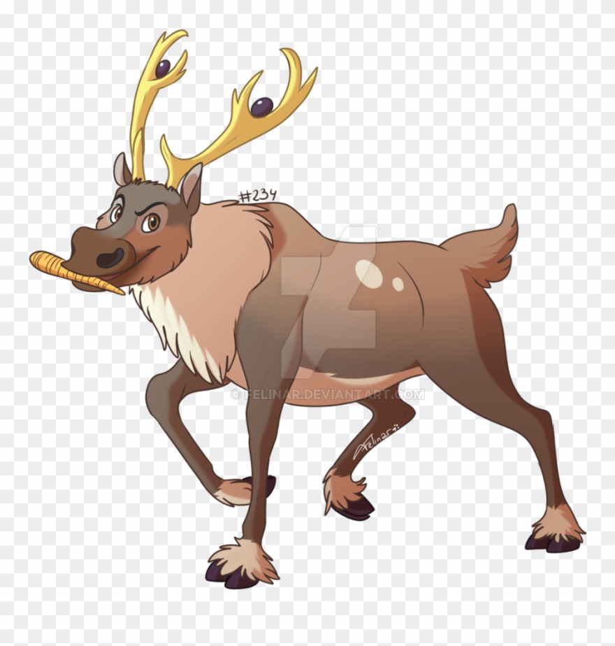 Stantler By Felinar-d6zpu9d - Sven Frozen Deviantart Clipart