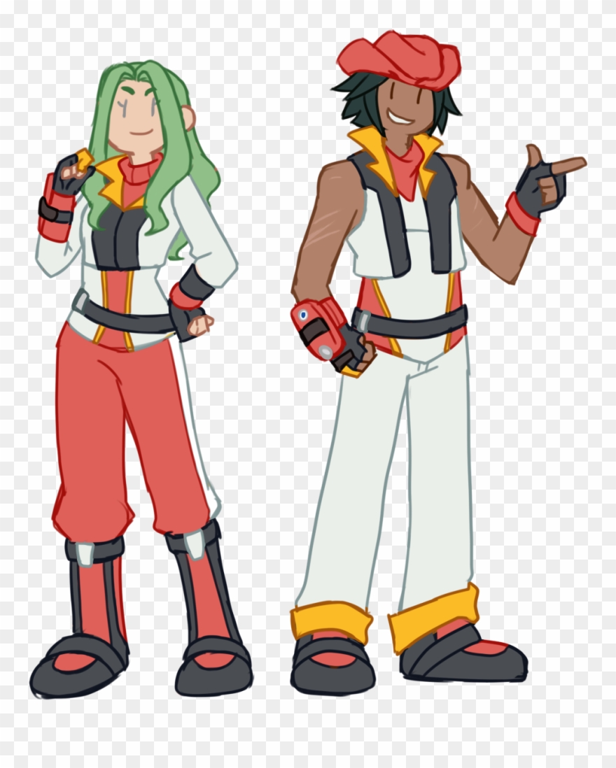 Some Wendy And Sven Redesigns From Pokemon Ranger Shadows - Pokemon Ranger Wendy Clipart