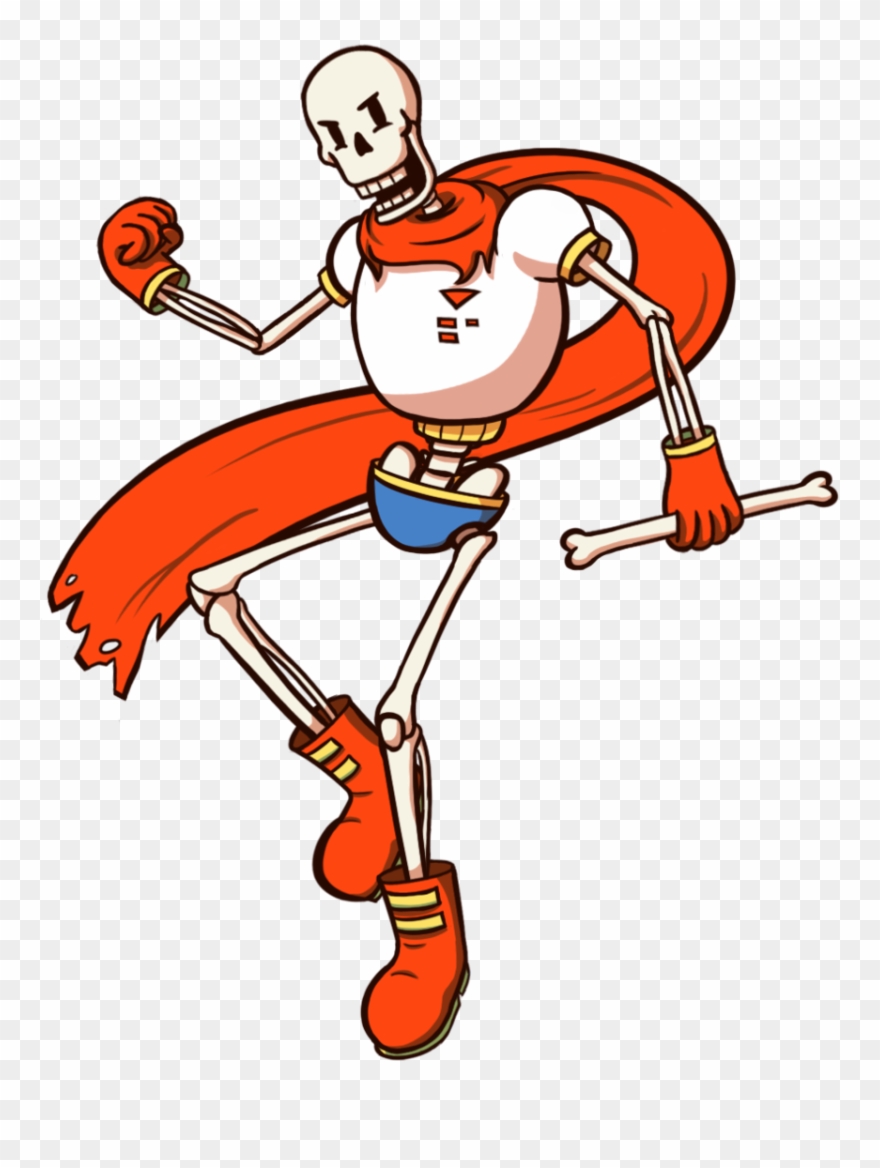 Papyrus The Skeleton, The Great Papyrus, Coolskeleton95 - Papyrus Transparent Clipart