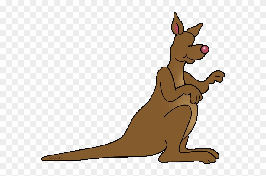Animals Clip Art By Phillip Martin, Kangaroo - Kangaroo - Png Download