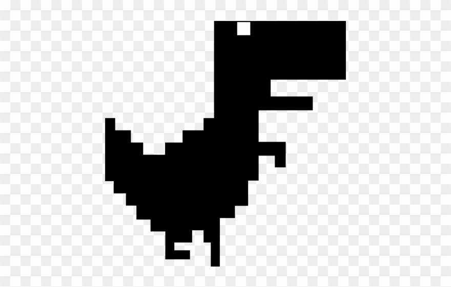 Pixel Clipart Tyrannosaurus Rex - T Rex Google Png Transparent Png