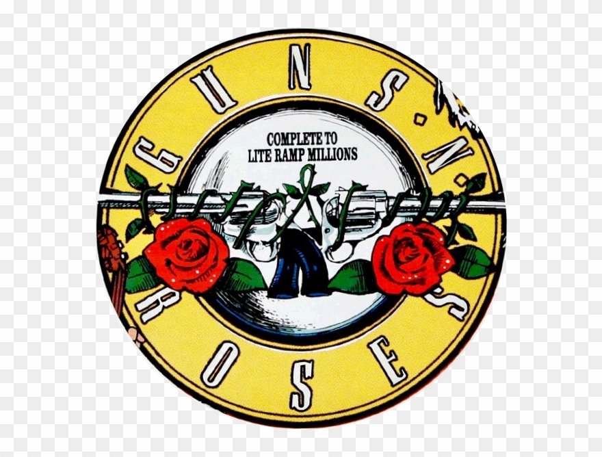 Guns N' Roses Playfield Overlay - Guns And Roses Clipart