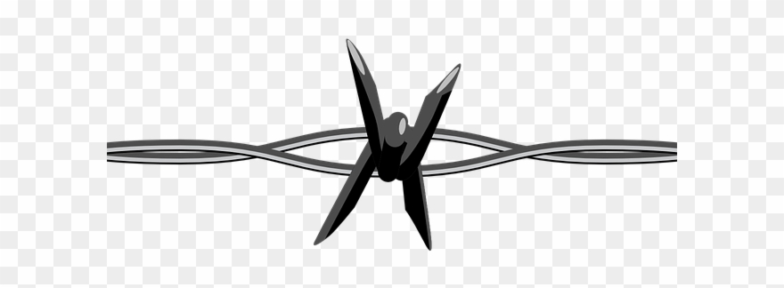Barbed Wire Clipart Square - Barbed Wire Clip Art - Png Download