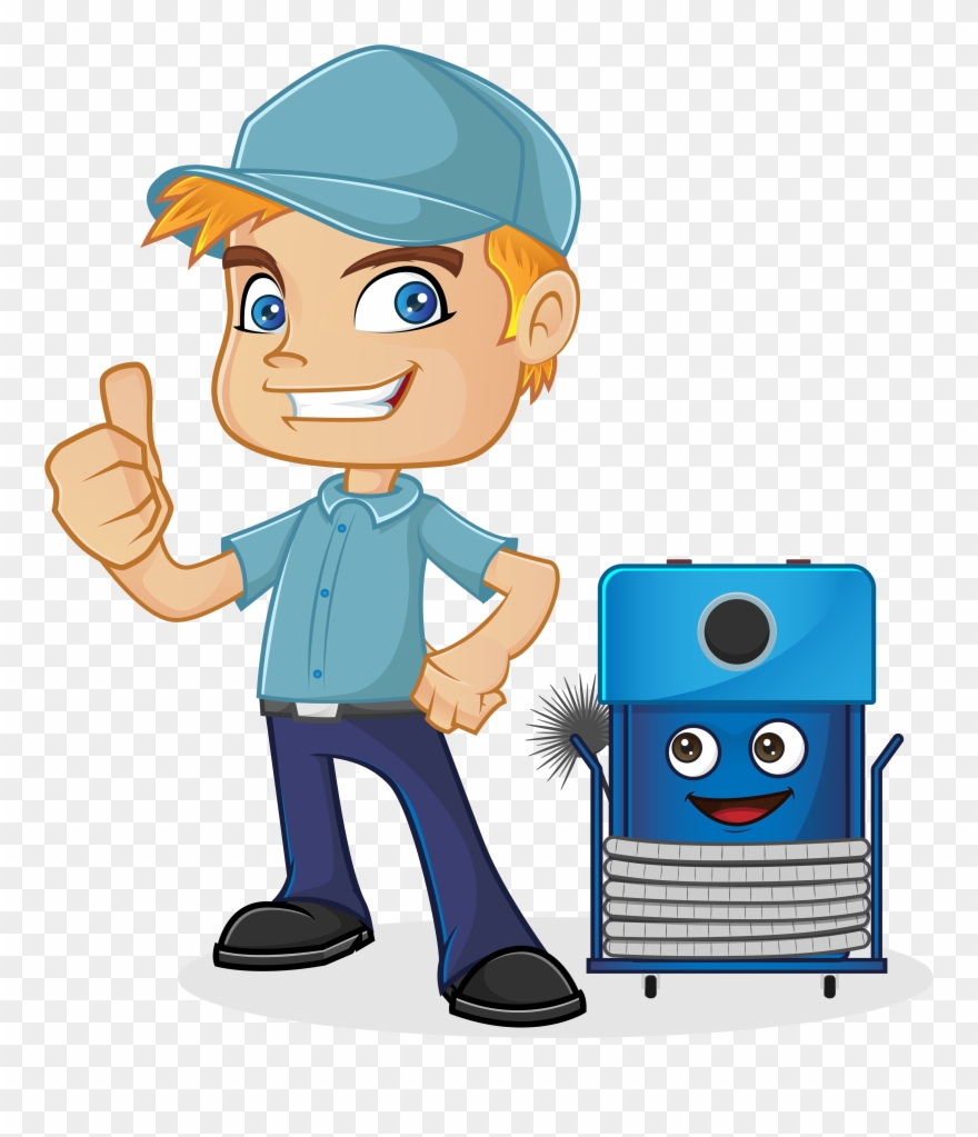 Technicians Report That Running Calls With No Sales - Duct Cleaning Vector Clipart