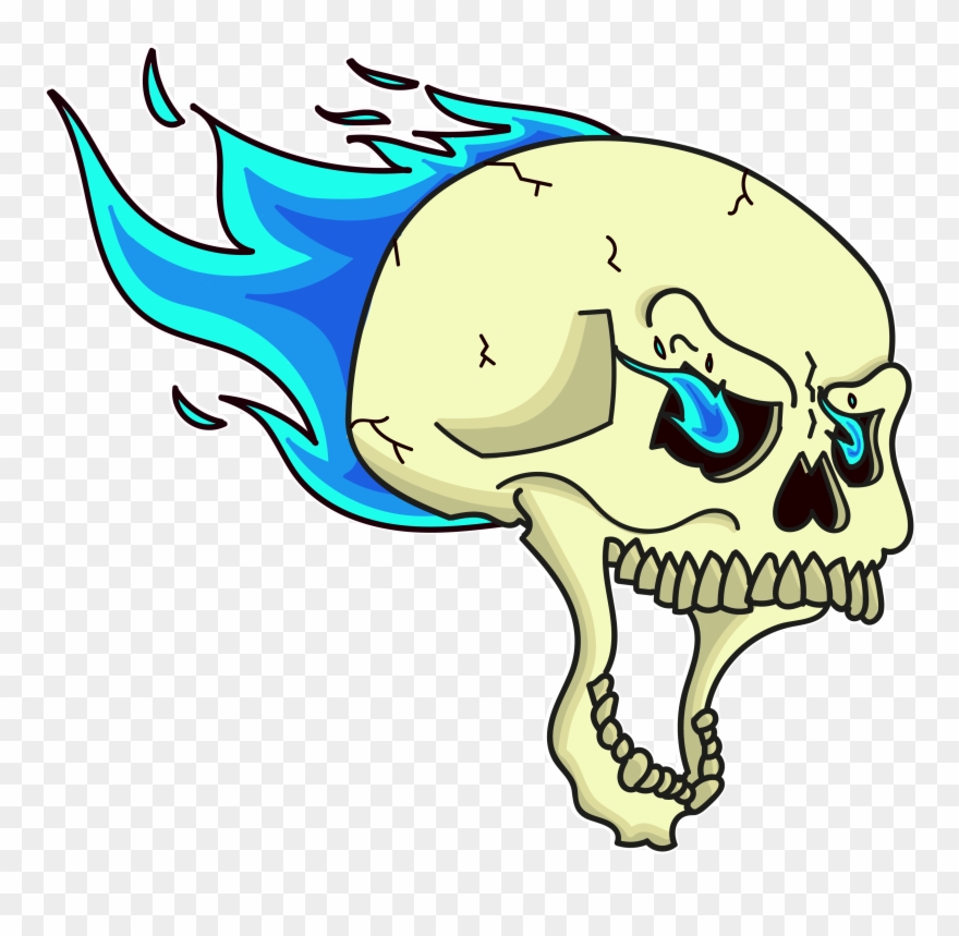 Skull Xo White Border - Logo Clipart