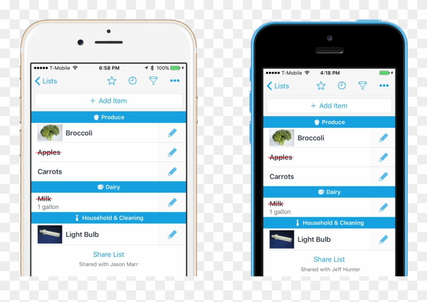 Sharing Occurs On A List By List Basis, So You Can - Iphone Clipart