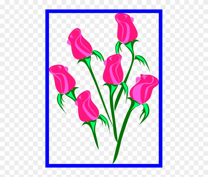Shocking Clip Art On - Roses Clip Art - Png Download