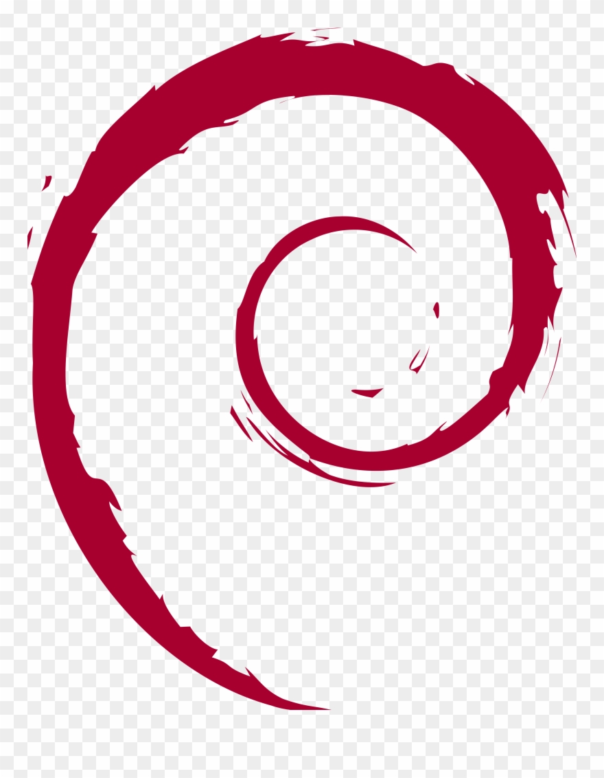 56373676 - Debian Logo Png Clipart