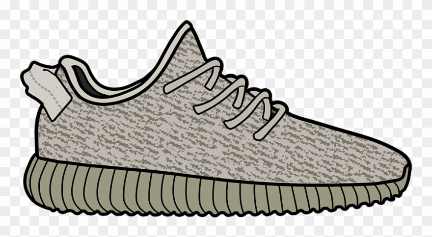 Transparent Images Pluspng Sticker - Yeezy Sticker Png Clipart