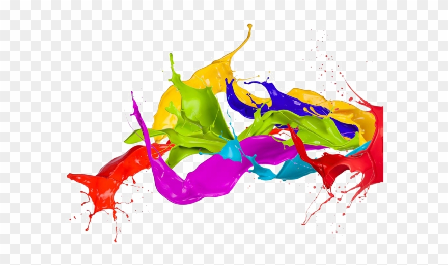 Holi Png Picture - Color Splash Wallpaper Png Clipart
