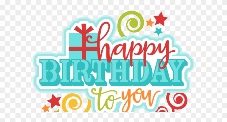 Happy Birthday Clipart Transparent Background - Happy Birthday Text Transparent Background - Png Download