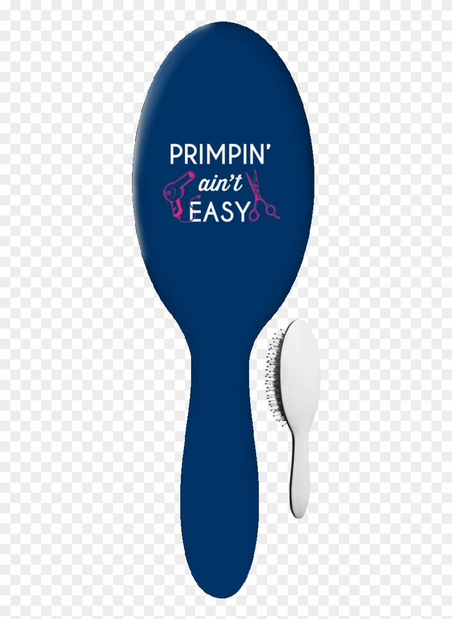 Primpin Ain't Easy Hair Brush - Illustration Clipart
