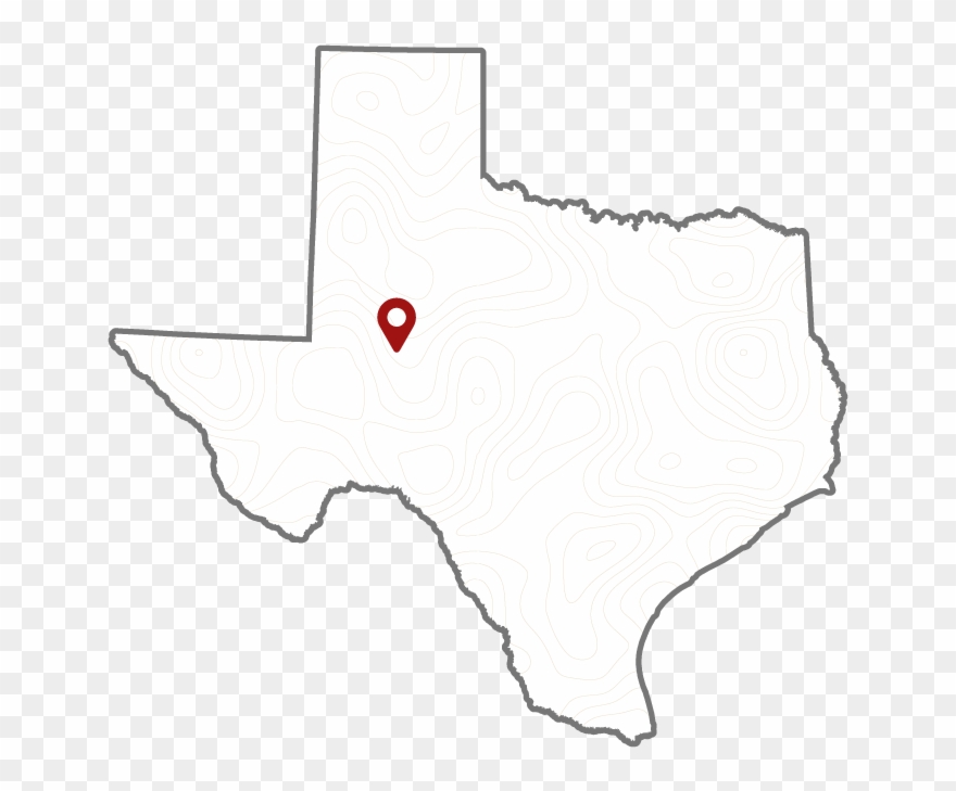 Glasscock County - White Texas Black Background Clipart - Png Download