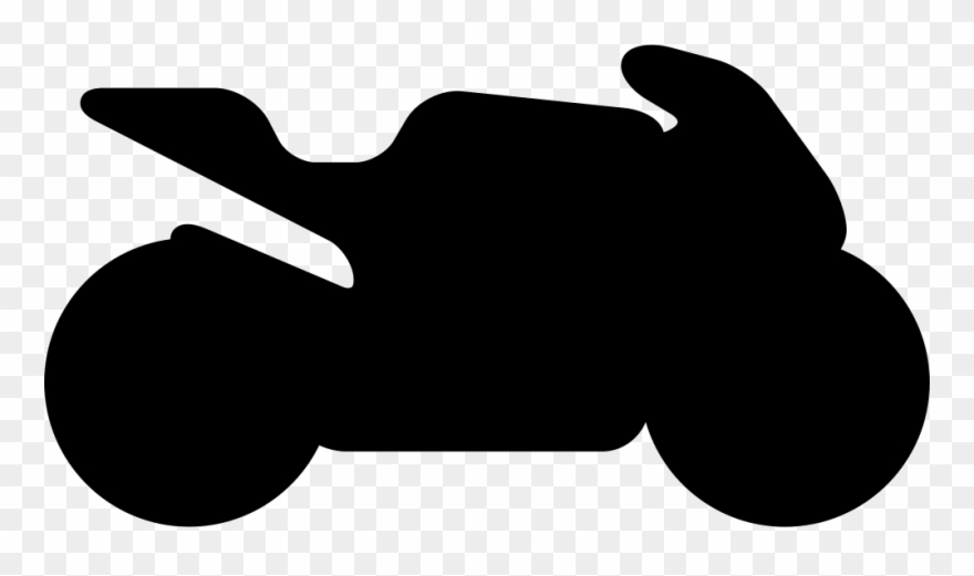 Motorcycle Black Side View Silhouette Comments - Icon Clipart