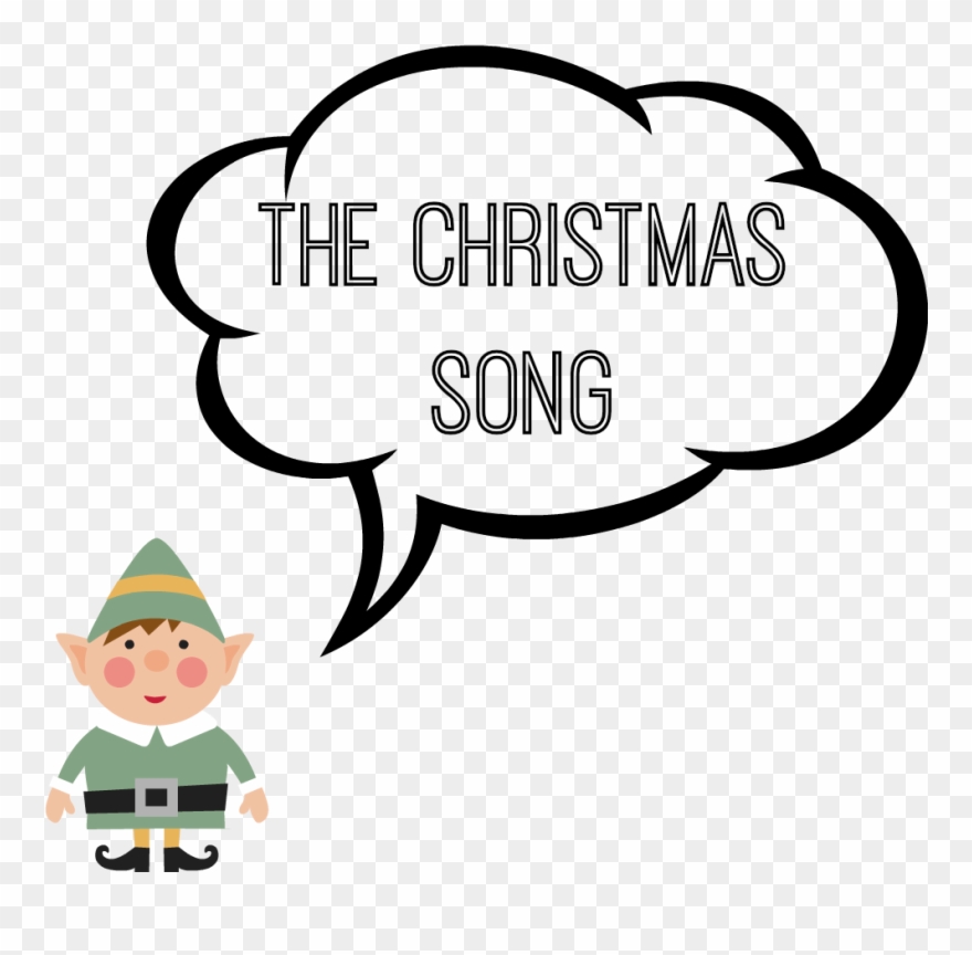 Our Holiday Playlist {family Favorite Holiday Music} - Speech Bubble Colouring Page Clipart