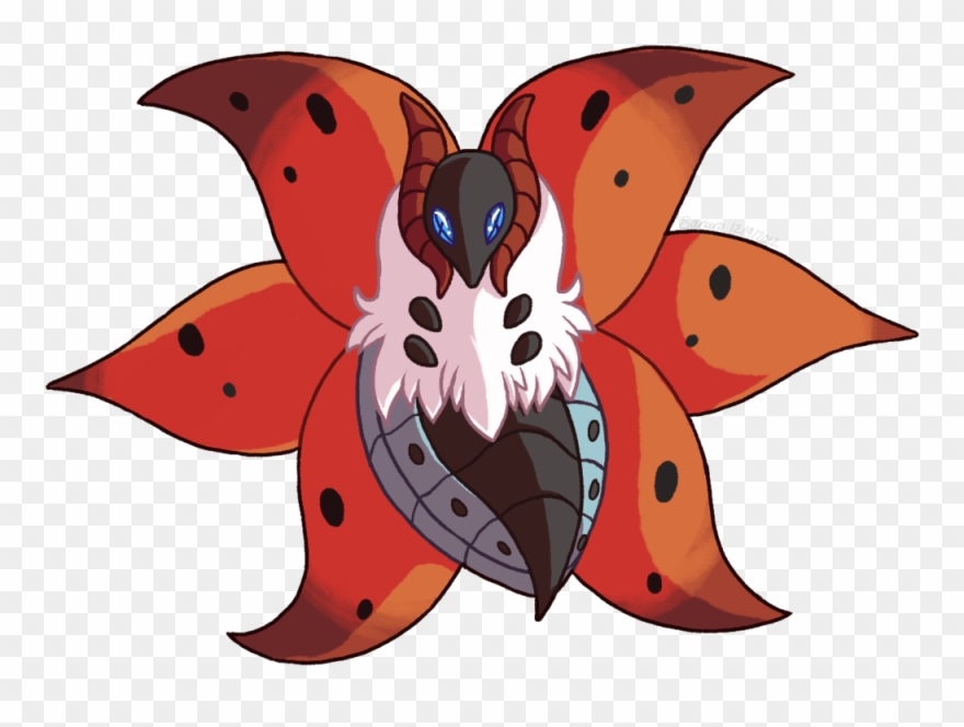 Giant Divebombing Fire Moths All Up In - Butterfly Clipart