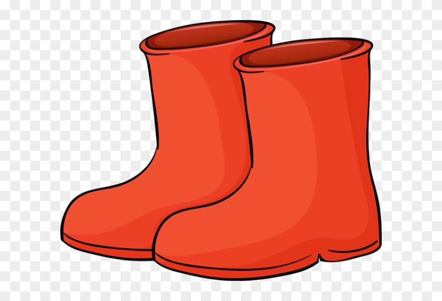 Clip Art Of A Pair Red Boots Dixie Allan - Wellie Boots Clip Art - Png Download