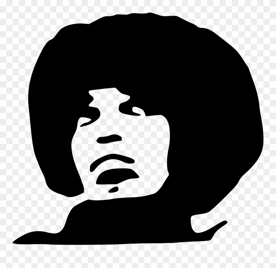 Big Image - Angela Davis Clip Art - Png Download